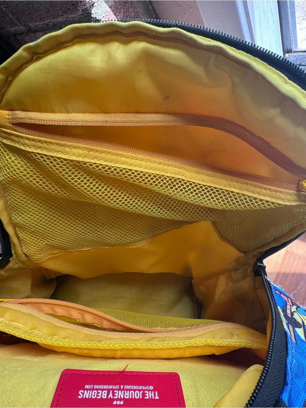Sprayground Minion Banana Mayhem DLXR Backpack